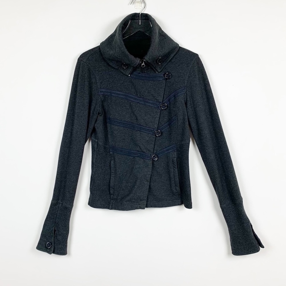 Lululemon Military Style Jacket Gray Size 8